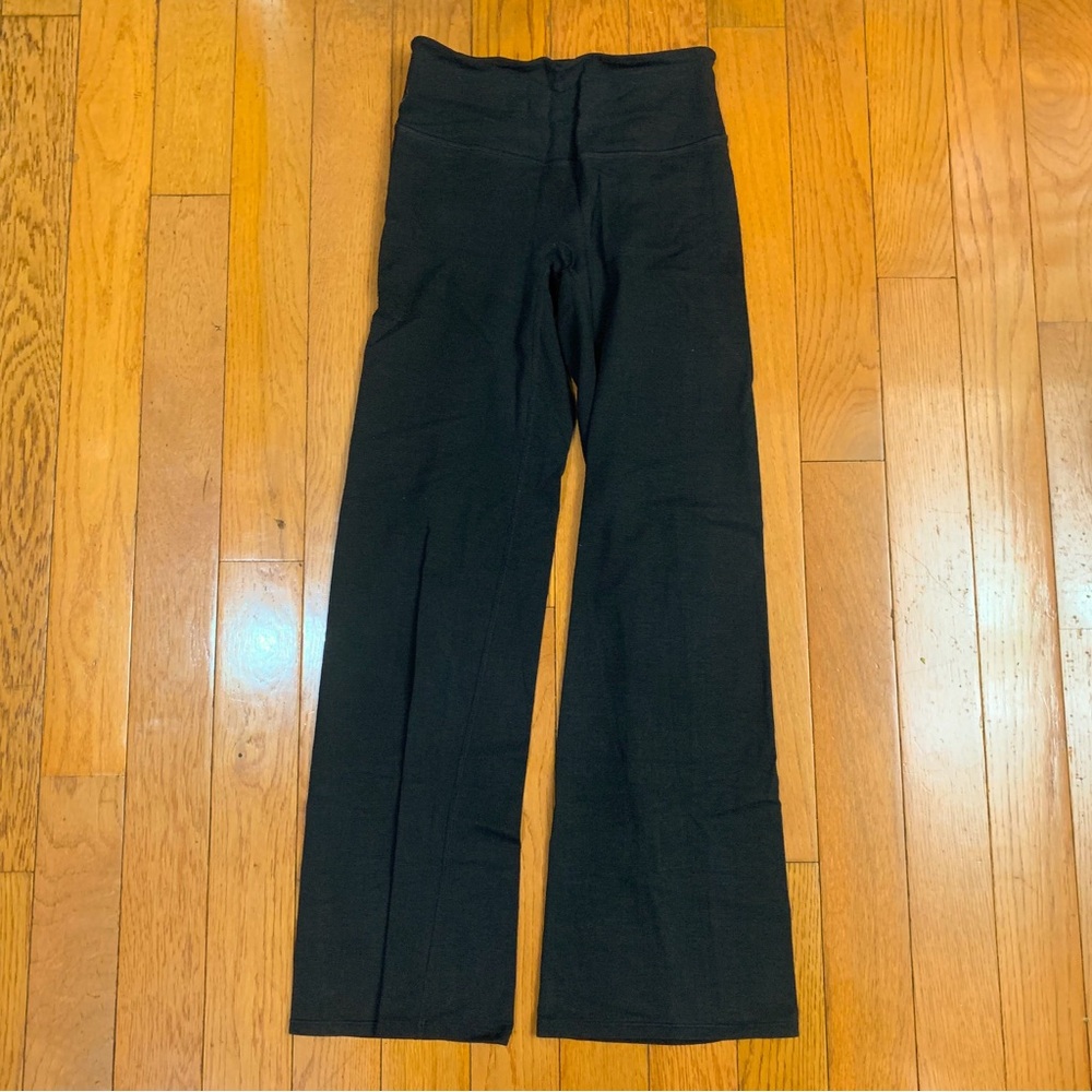 VTG SPANX Flare Leggings Black Size Small